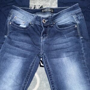 Almost Famous Women's Dark Blue Jeans